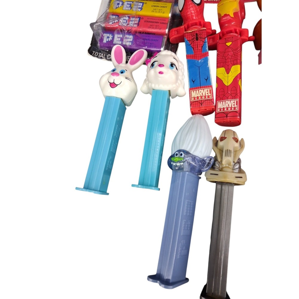 Large 50+ PEZ Dispenser Lot Disney Star Wars Lion King Nemo Marvel Vintage Mix - Picture 12 of 16